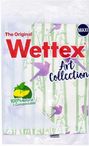 Εικόνα της WETTEX ΣΠΟΓΓΟΠΕΤΣΕΤΑ 20,3 X 26,5CM ART COLLLECTION